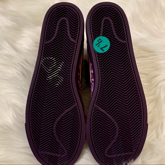 Women’s Nike Blazer Mid Top Sneakers Purple Velvet - Picture 7 of 9